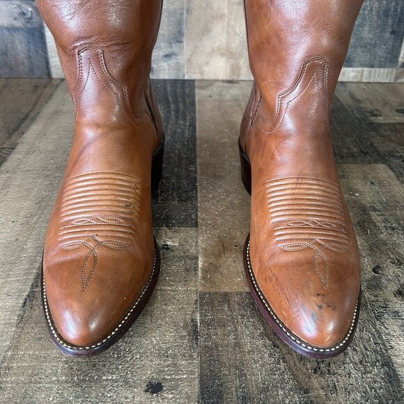 El Dorado Vintage Handmade Western Cowboy Boots Mens 10 D - Picture 9 of 12